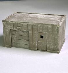 Small Metal Garage Building (painted)